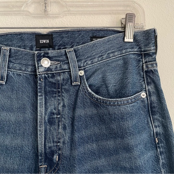 EDWIN Kali Ankle in Wipeout 5 Pocket Denim Jeans - Picture 2 of 8